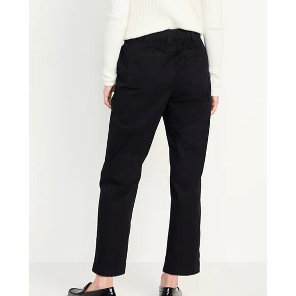 Old Navy Cotton Hi Rise OG Classic Chino pants in Black Size Medium - Picture 3 of 9